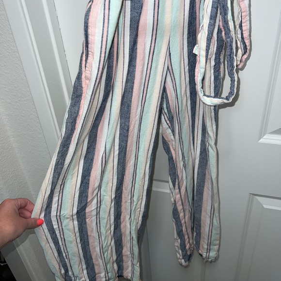 Cloth & Stone Anthropologie Stripe Jumpsuit size XS EUC - Picture 2 of 4